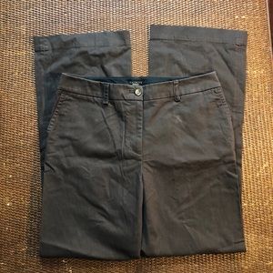 Brown Talbots Signature Flare Pants Size 10 NEW